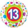 Folija balon 12. rojstni dan, Dots