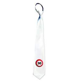 Bela kravata s številko 30, Stop znak