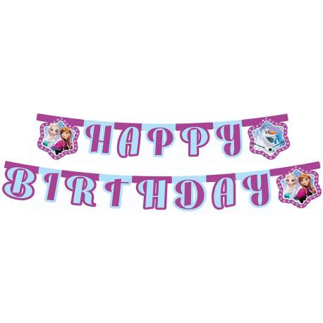 Transparent Frozen Happy Birthday