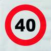 Serviete za 40 rojstni dan, Stop znak 1
