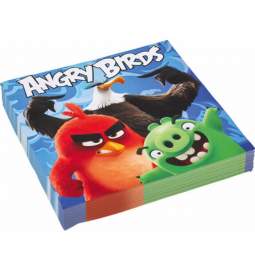 Modre serviete Angry Birds 33x33 cm, 20/1