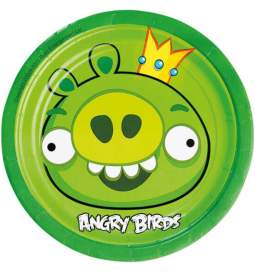 Krožniki Angry Birds 18 cm, 8/1