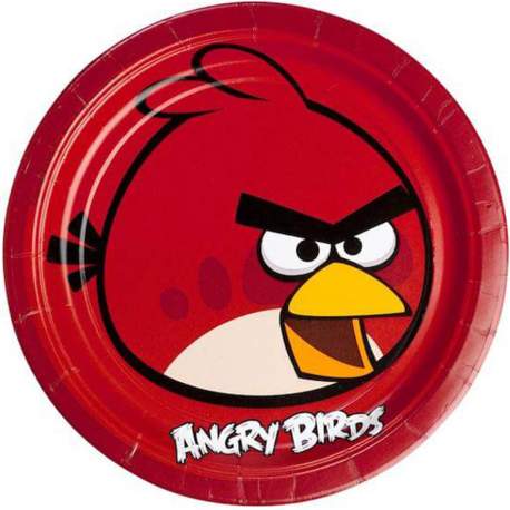 Krožniki Angry Birds 23 cm, 8/1