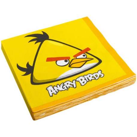 Serviete Angry Birds 33x33 cm, 16/1