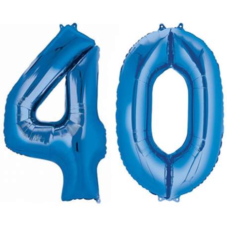 XXL balona številka 40, modra
