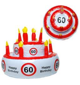 Napihljiva torta za 60. rojstni dan