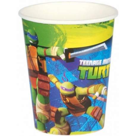 Kozarčki Ninja Želve 266 ml, 8/1