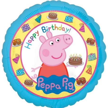Folija balon Pujsa Pepa Happy Birthday