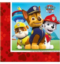 Serviete Paw Patrol 33x33 cm, 20/1