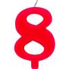 Rdeča čudežna svečka številka 8