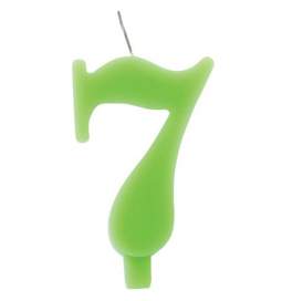 Zelena čudežna svečka številka 7