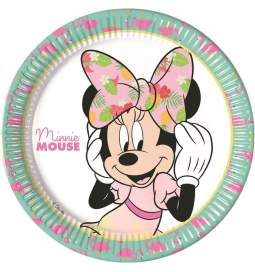 Krožniki Minnie Mouse Tropical