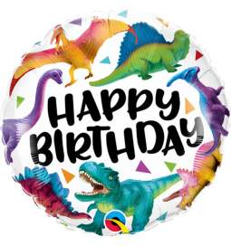Folija balon Dinozavri Happy Birthday