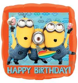 Minions folija balon Happy Birthday