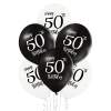 Črno beli baloni 50 rojstni dan 6/1