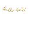 Transparent za rojstvo Hello Baby