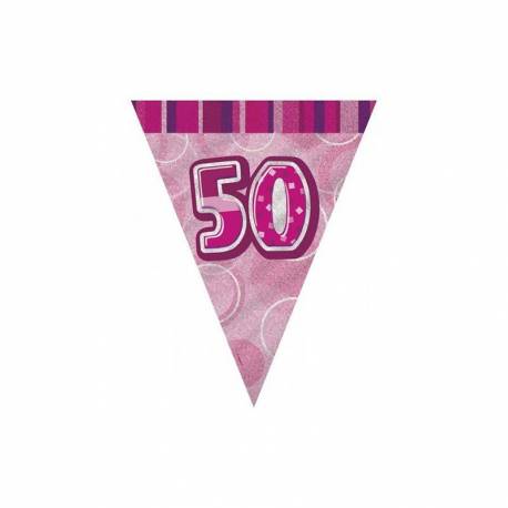 Zastavice za 50. rojstni dan, Pink