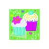 Serviete 33x33 cm, Muffin Party, 16/1