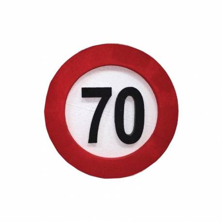 Dekoracija Prometni znak 70