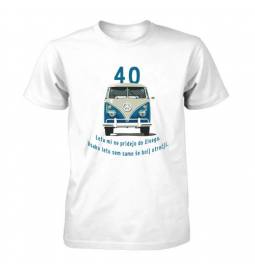 Majica za 40 let, Moder Vw kombi