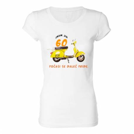 Ženska majica za 60 let, Vespa