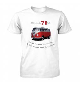 Majica za 70 let, Rdeč Vw kombi