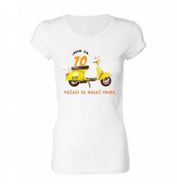 Ženska majica za 70 let, Vespa