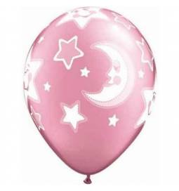Baloni za rojstvo 10/1, Pink Baby Moon