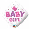 Balon za rojstvo, Baby Girl Metuljčki