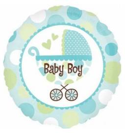 Balon za rojstvo, Baby Boy Buggy