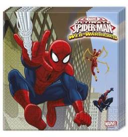 Serviete Spiderman 33x33 cm, 20/1
