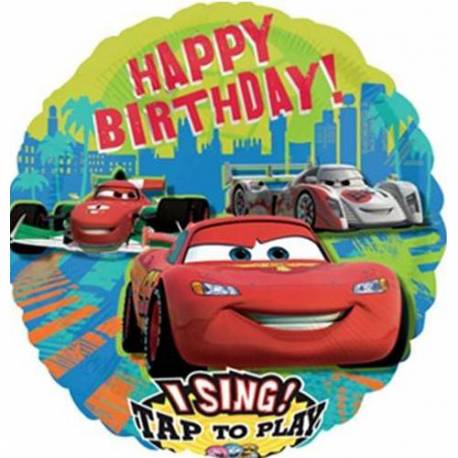 Pojoči folija balon Cars