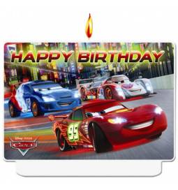 Svečka Cars Happy Birthday