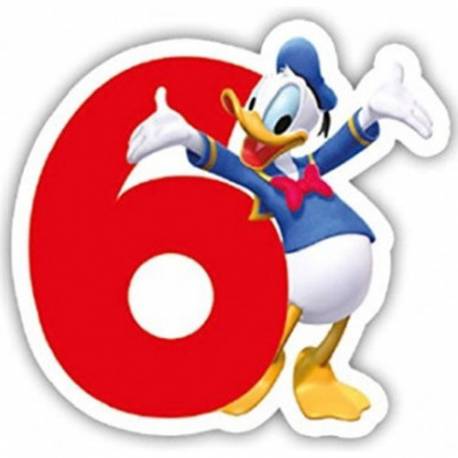 Svečka Mickey Mouse 6. rojstni dan