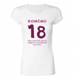 Majica za 18 let, Končno 18, pink