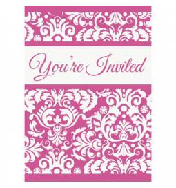 Vabila Ornament Damask Pink