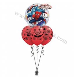 Dekoracija iz balonov Spiderman