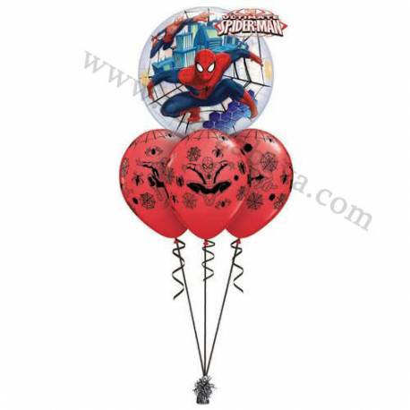 Dekoracija iz balonov Spiderman