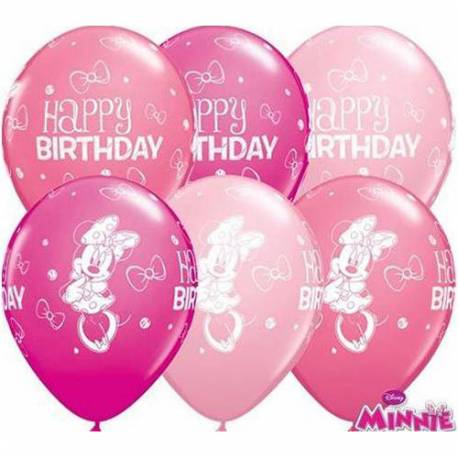 Baloni Minnie Happy Birthday 10/1