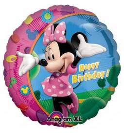 Folija balon Minnie Happy Birthday