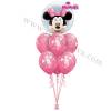 Dekoracija iz balonov Minnie Mouse