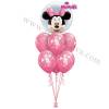 Dekoracija iz balonov Minnie Mouse