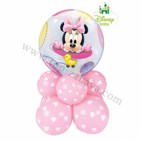 Dekoracija iz balonov Baby Minnie