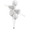 Poročna balonska dekoracija Mr & Mrs 1