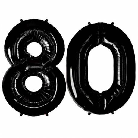 XXL balona številka 80, črna