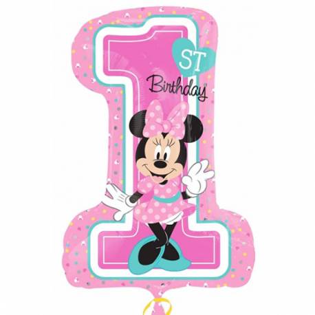 Folija balon Minnie 1st birthday