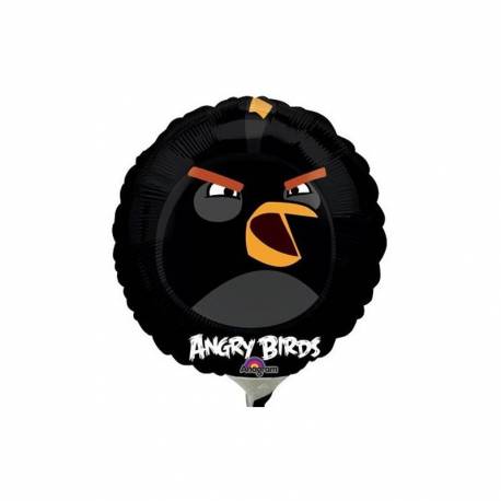 Črn Angry Birds na palčki