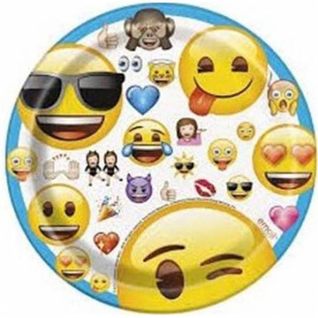 Krožniki Emoji 18 cm, 8/1