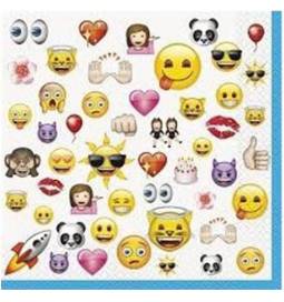 Serviete Emoji 33x33 cm, 16/1