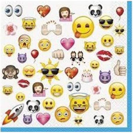 Serviete Emoji 33x33 cm, 16/1